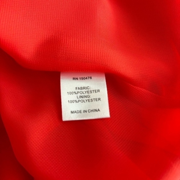 CROSBY by Mollie Burch Orange Ruffle Tank Size XS - Picture 7 of 9